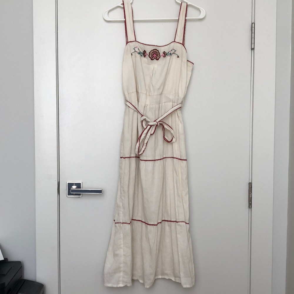 Millie Mackintosh Embroidered Tiered midi dress